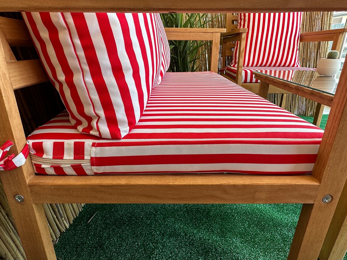Custom Bench Cushion Covers Outdoor Cushion Waterproof Seat Etsy