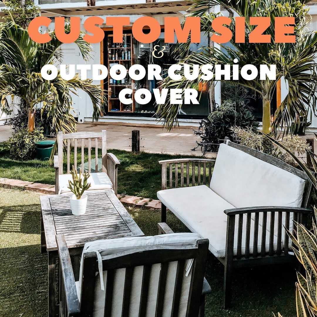 Waterproof Cushion Cover Outdoor Patio Cushion, Garden Patio Cushion