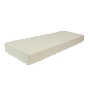 May include: A cream-coloured rectangular mattress topper, ideal for adding extra comfort and support to your bed.