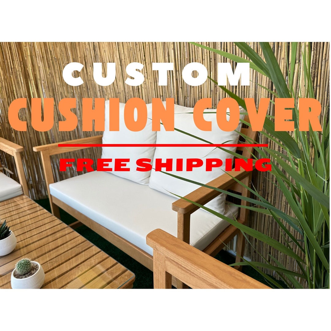 Custom Patio Cushion Cover, Custom Outdoor Patio Cushion, Waterproof