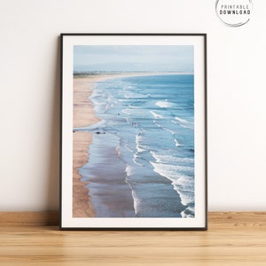 Irlanda del Norte, Downhill Beach, Castlerock, Templo Mussenden, foto imprimible de la costa irlandesa, decoración de la pared de Irlanda, cartel de viaje imprimible