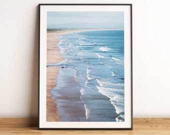 Irlanda del Norte, Downhill Beach, Castlerock, Templo Mussenden, foto imprimible de la costa irlandesa, decoración de la pared de Irlanda, cartel de viaje imprimible