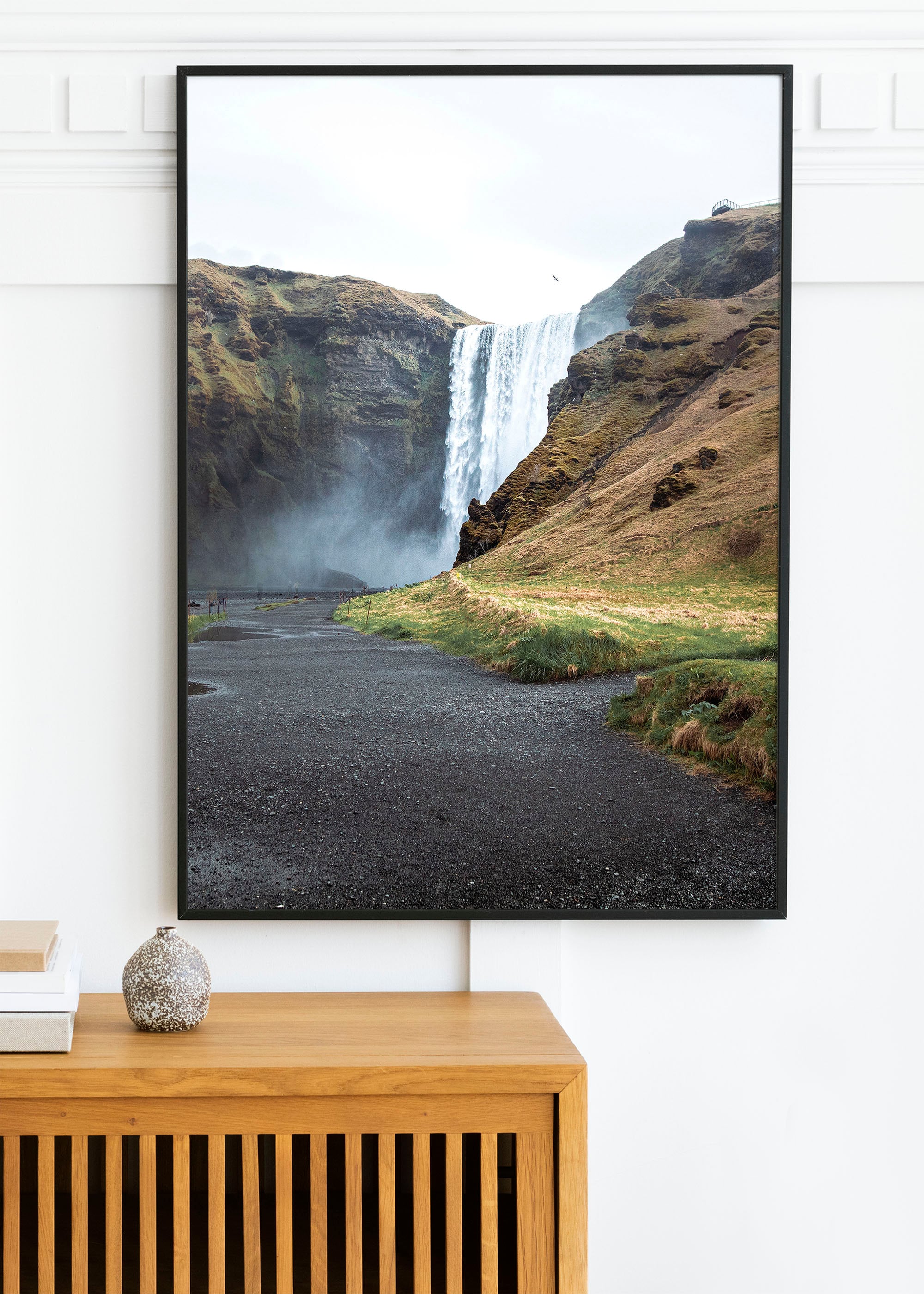 Iceland Wall Art Skogafoss Waterfall Printable Photo - Etsy