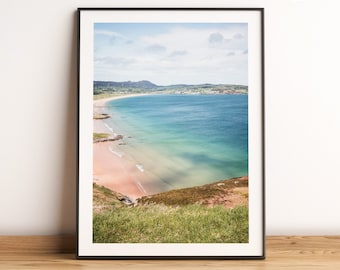 Ballymastocker Bay, Portsalon Beach, County Donegal, Irish coastline printable photo, Ireland wall decor, Printable travel poster, Gold sand