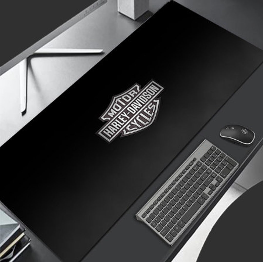 Harley Davidson Desk Mat 2mm Custom Motorcycles Mouse Pad Etsy