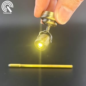 Miniature Spotlight Stage Touchless operation with Wand 1:12 scale lamp LED for dollhouse No-touch No-Switch spot light S-FA059110