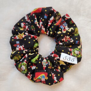 Christmas Scrunchie, Holiday Hairbows, Hair Ties, Hair Accessories, Hair Care, Ponytail Holder Elastic Hair Ties