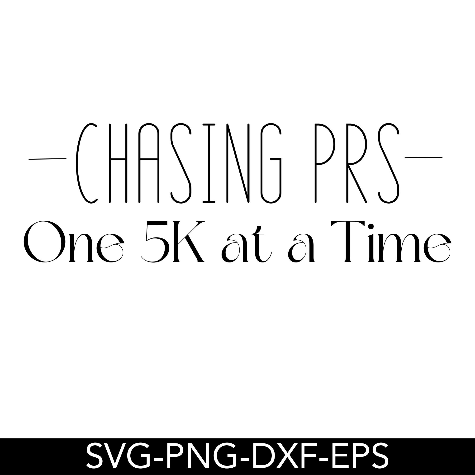 5K Run SVG, Png, Dxf, Eps Cut File for Crafting Cricut Silhouette POD ...