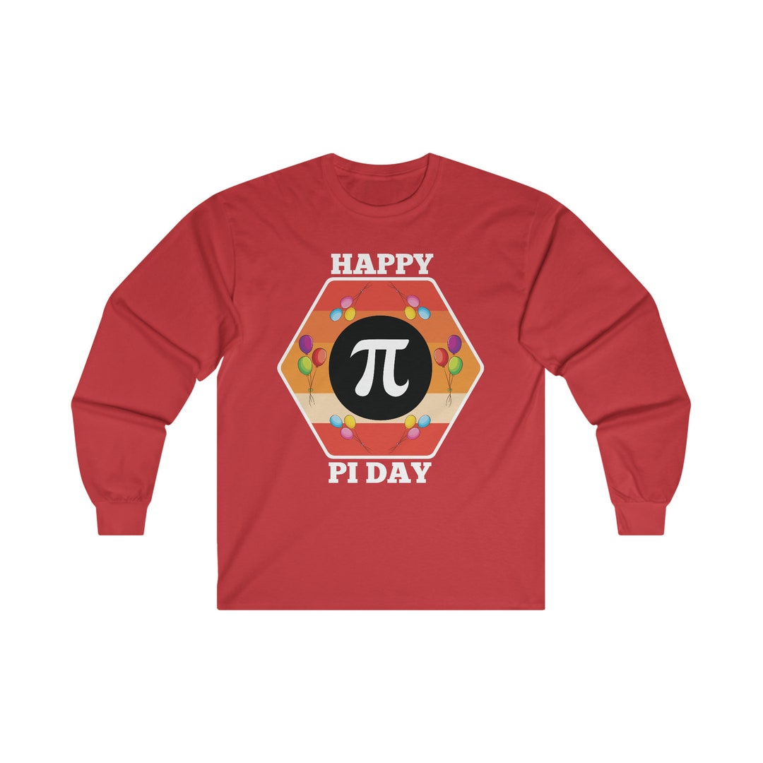 Pi Day Shirt, March 14 2024, 3.14.24, Happy Pi Day, Long Sleeve T ...