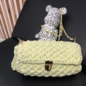 Handmade bag, crochet bag, knitted bag, shoulder bag