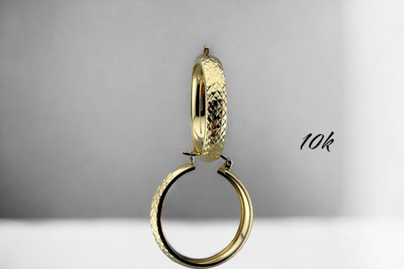 EARRINGS  3CM 10K