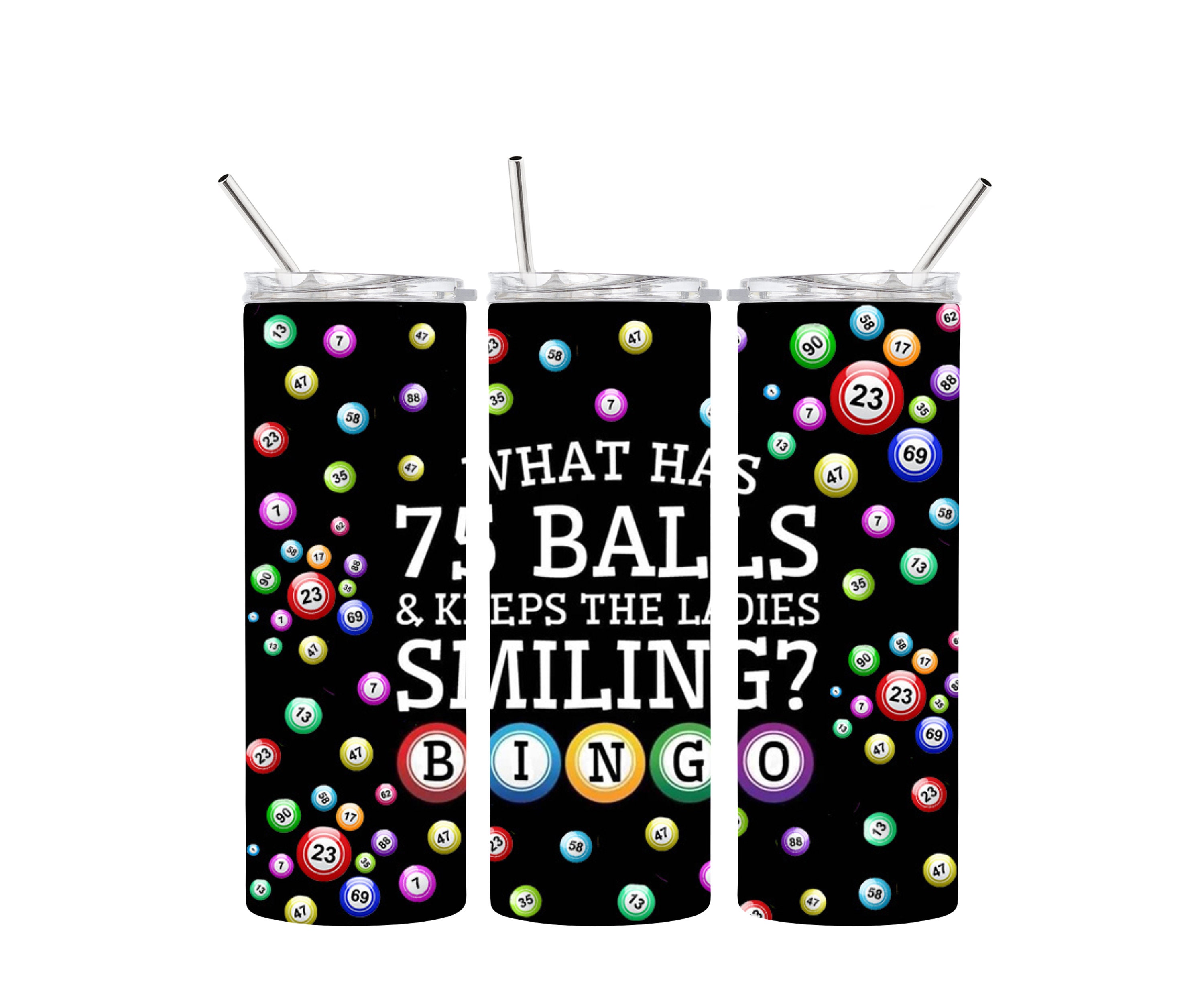 Bingo Tumbler Wrap Etsy