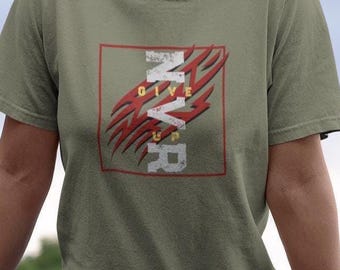 Unisex Organic Cotton 'Never Give Up' Gym T-Shirt