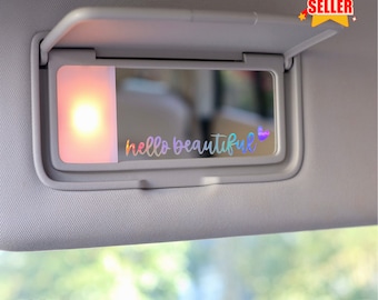 Holografische sticker autospiegel: zelfbevestigingssticker