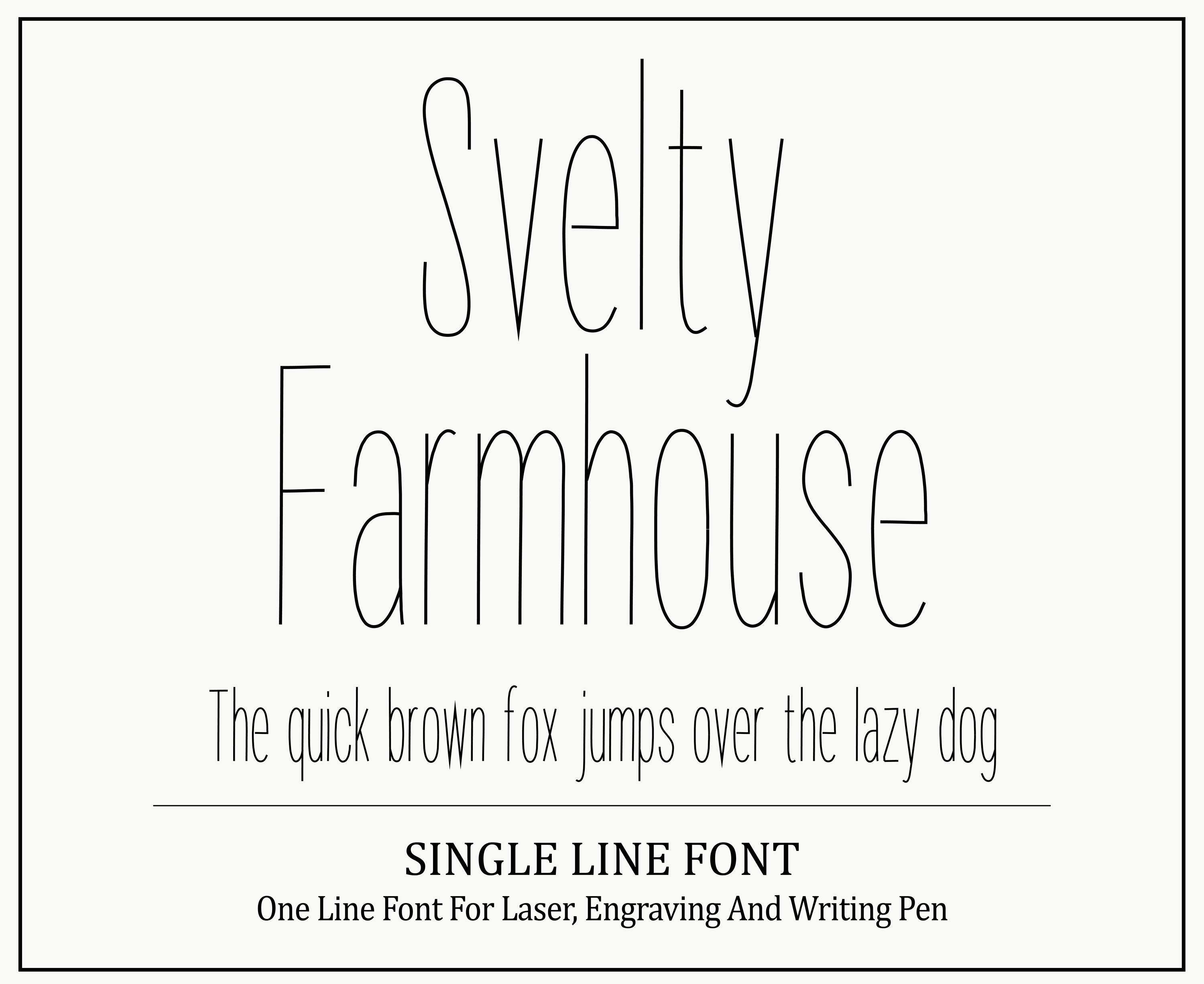 Single Line Font Single Line Font for Cricut Font for Laser One Line ...