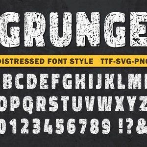 Distressed Font Grunge Font Stamp Font Rubber Stamp Font Distressed Letters Svg Distressed Font For Cricut Rough Font Distressed Script