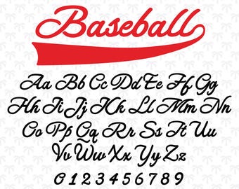 Baseball Font Font Baseball Font With Tail Baseball Script Baseball Cursive Font Baseball Font Swash Baseball Writing Font Ttf Sag Png Files