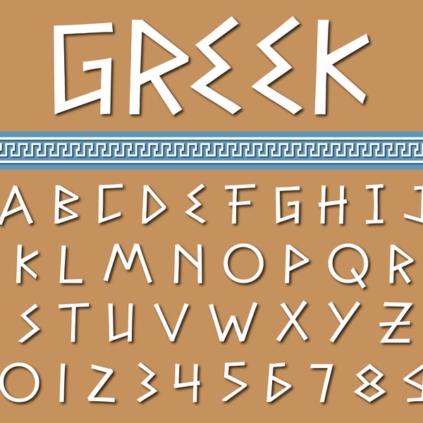 Greek Font Ancient Greece font Ancient Font Styles Greek Letters Font Greek Alphabet Greek Style Font Ancient Latin Font Greek Cricut Font