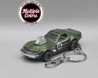1968 Chevrolet Corvette Schlüsselanhänger in Geschenkbox, Chevy C3 Vette Stingray