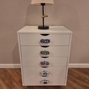 NASCAR Diecast Drawer Knob & Fan Pull: Car Furniture Handle Hot Wheels Racecar Kids Room Decor