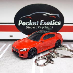 BMW M2 Keychain or Christmas Ornament, BMW 2 Series, Hot Wheels Keychain