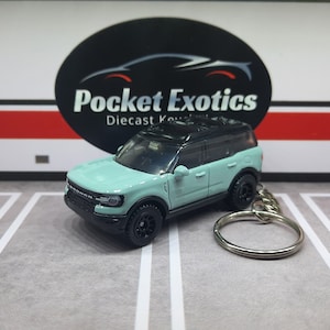 Bronco Sport, Ford Keychain or Christmas Ornament, Hot Wheels Keychain