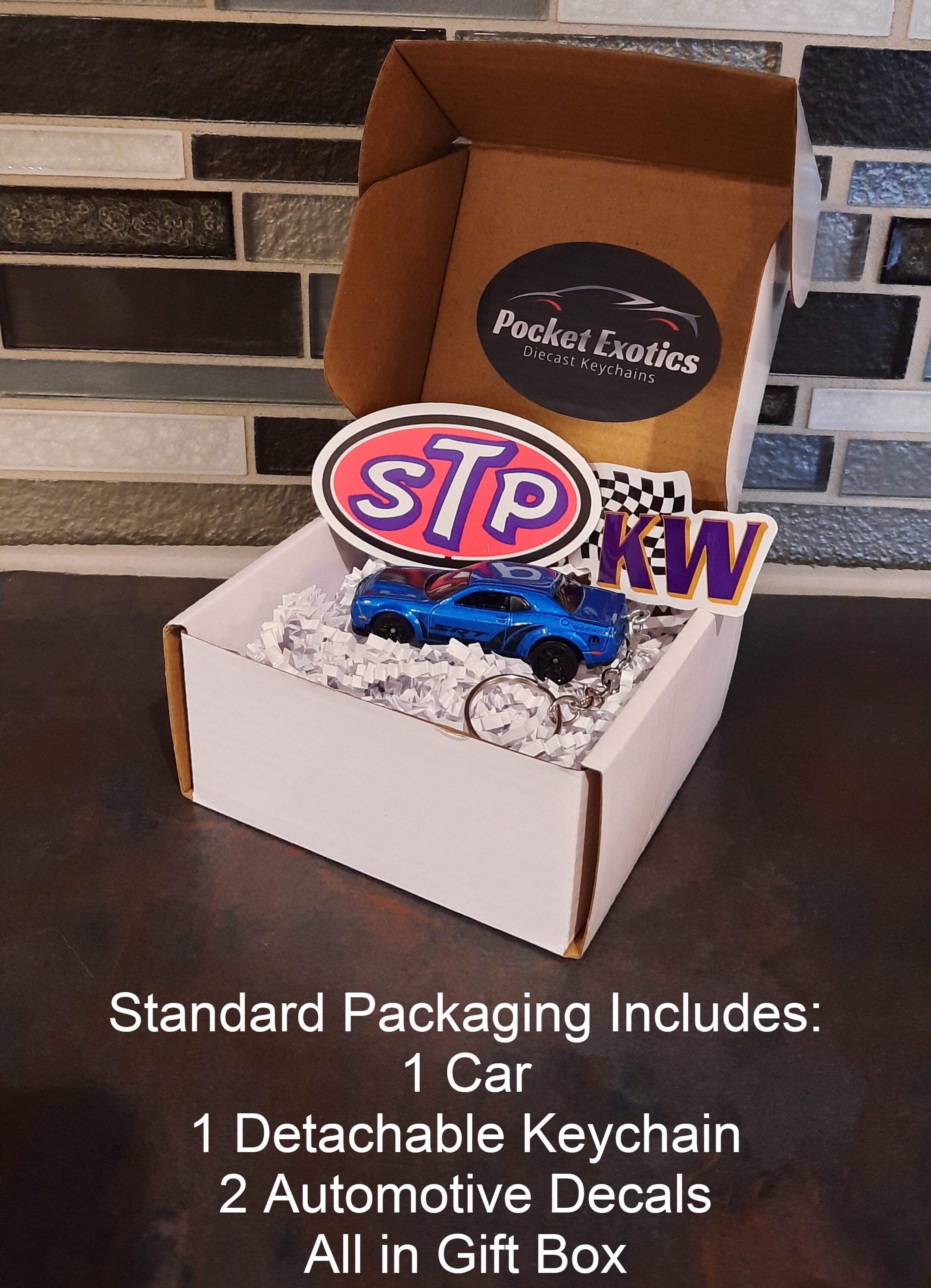 Ford Mustang Mache Keychain Red Matchbox Diecast Collectible Etsy