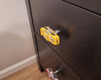 CARS Racecar Diecast Drawer Knobs: Racer Character Kids Room Decor