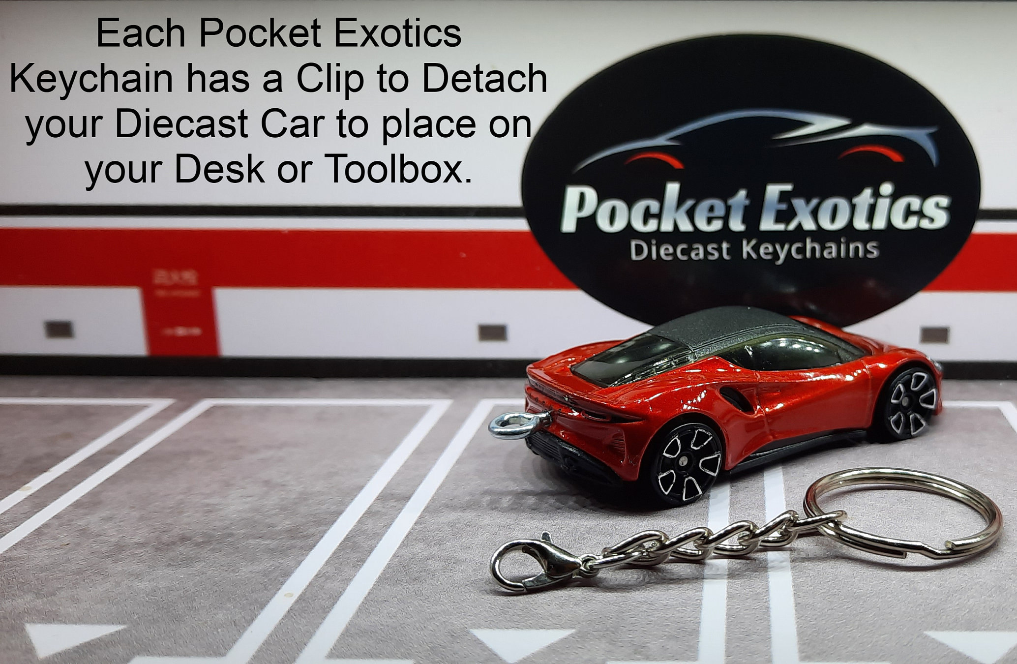 Ford Mustang Mache Keychain Red Matchbox Diecast Collectible Etsy