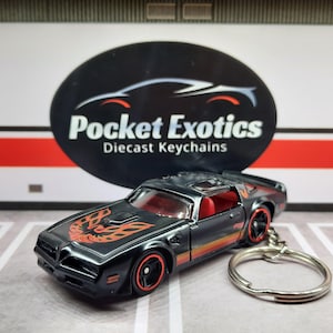 Pontiac Firebird T/A Keychain or Christmas Ornament, Trans-Am, Hot Wheels Keychain