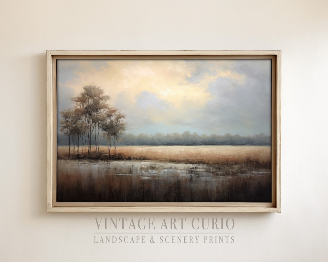 Vintage Neutral Wall Art Print - Cottagecore & Farmhouse Decor - Large ...