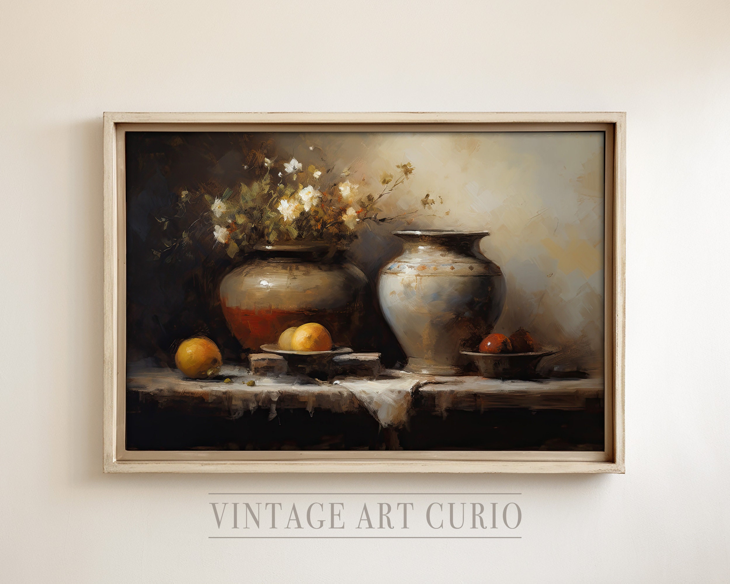 Charming French Kitchen Art Rustic Farmhouse Wall Decor Moody ...
