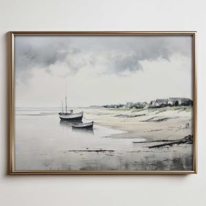 Rustikales Segelboot Poster: Sommerfrische Cottage Kunst (Digitaler Download)
