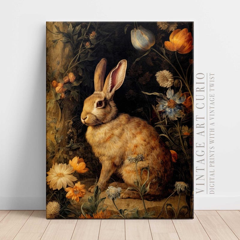 Bunny Rabbit Art - Etsy
