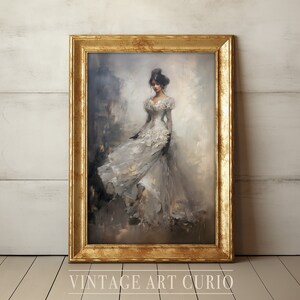 Vintage Lady Portrait Painting | Antique Portrait | Vintage PRINTABLE Digital Art Print | Vintage Oil Painting | Antique Woman Portrait