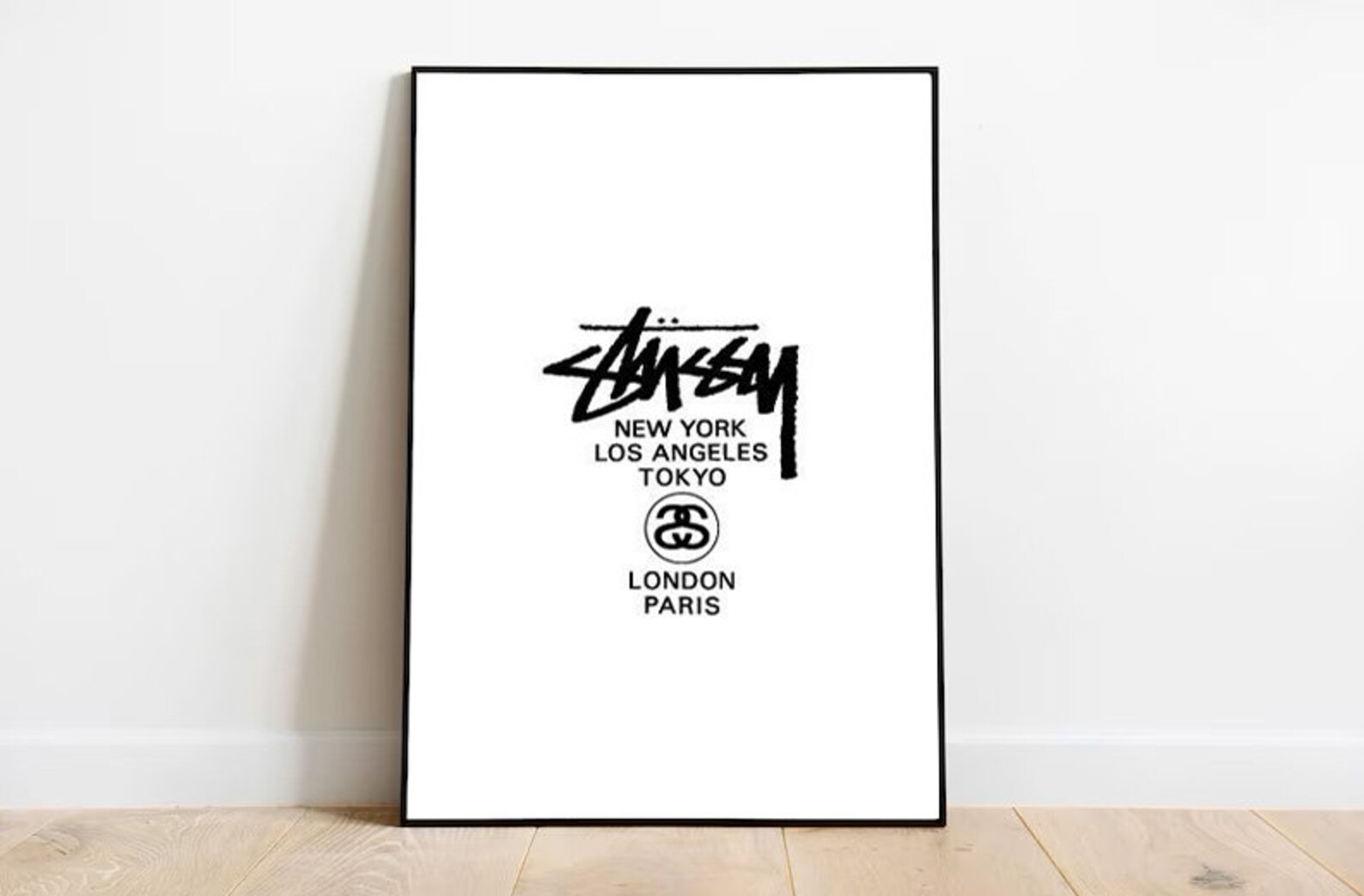 3 Set of Stussy Poster stussy 8 Ball Stussy Poster Stussy Etsy Australia