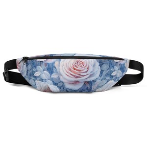 Winter Rose Fanny Pack, Frozen Rose Valentine&#39;s Day Gift