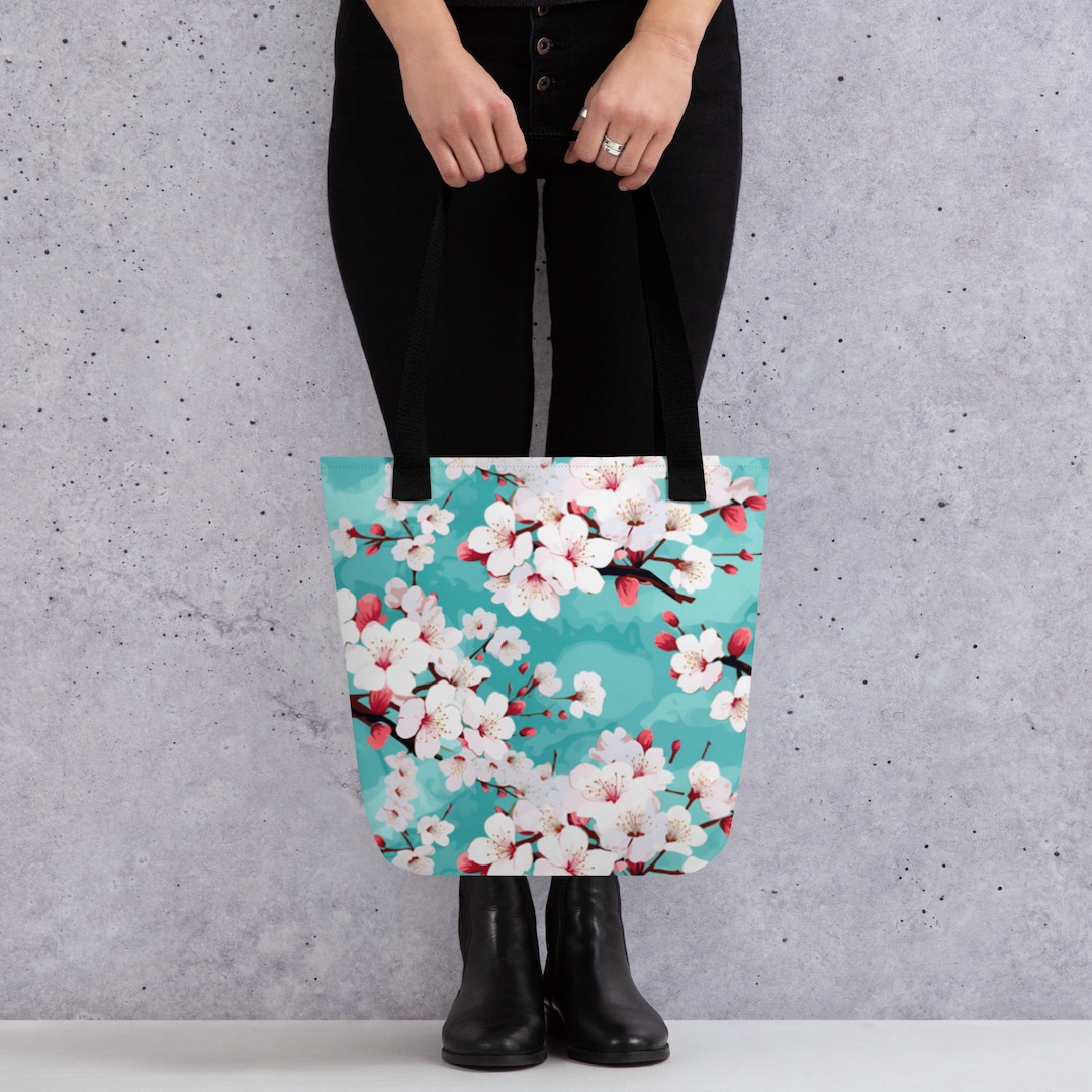 Sakura Cherry Blossom Purse Leather Shoulder Handbag main image 0