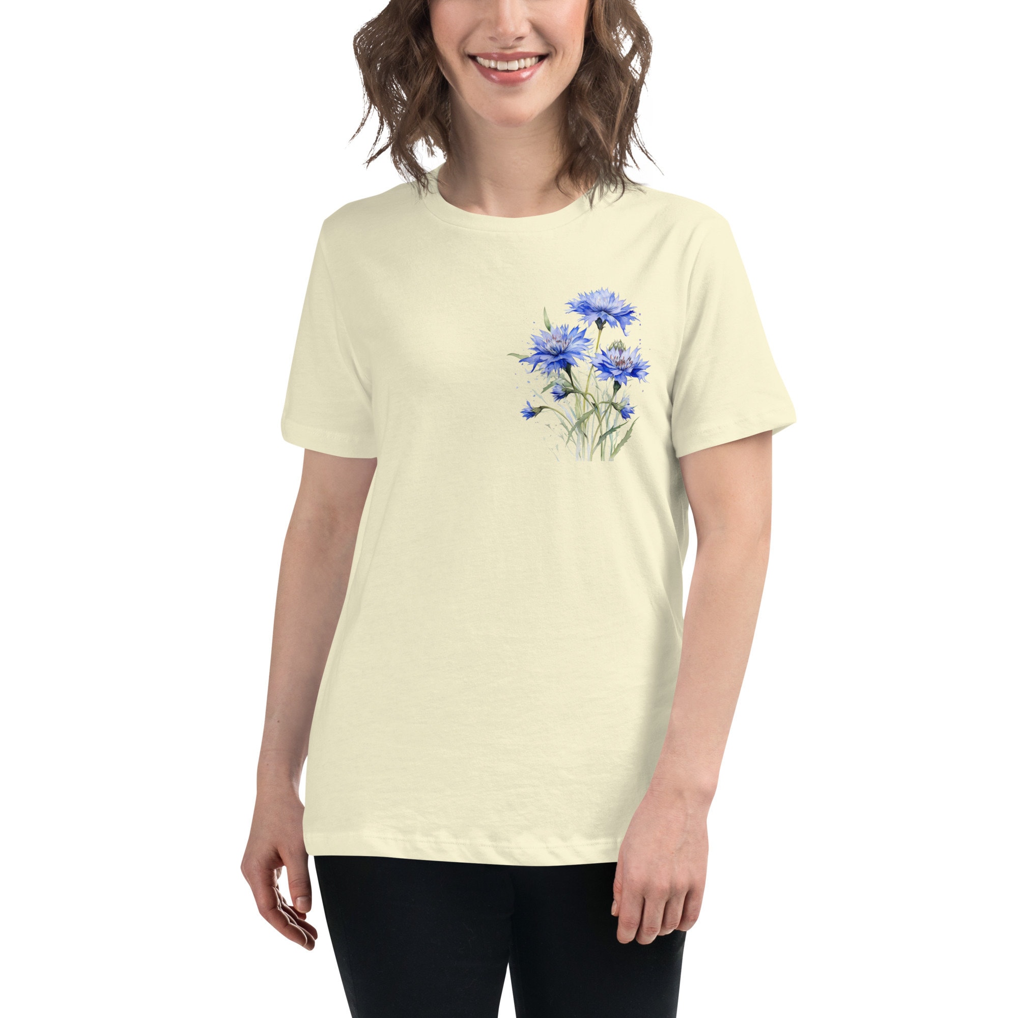Womens Forget-Me-Not Myosotis Sylvatica T-Shirt Womens Forget-Me-Not Myosotis Sylvatica T-Shirt