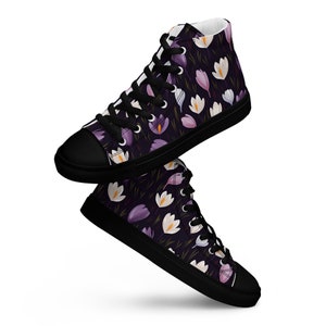 Crocus Women’s high top canvas shoes