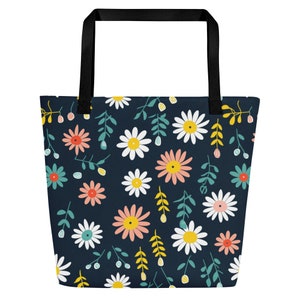 Daisy Large Tote Bag