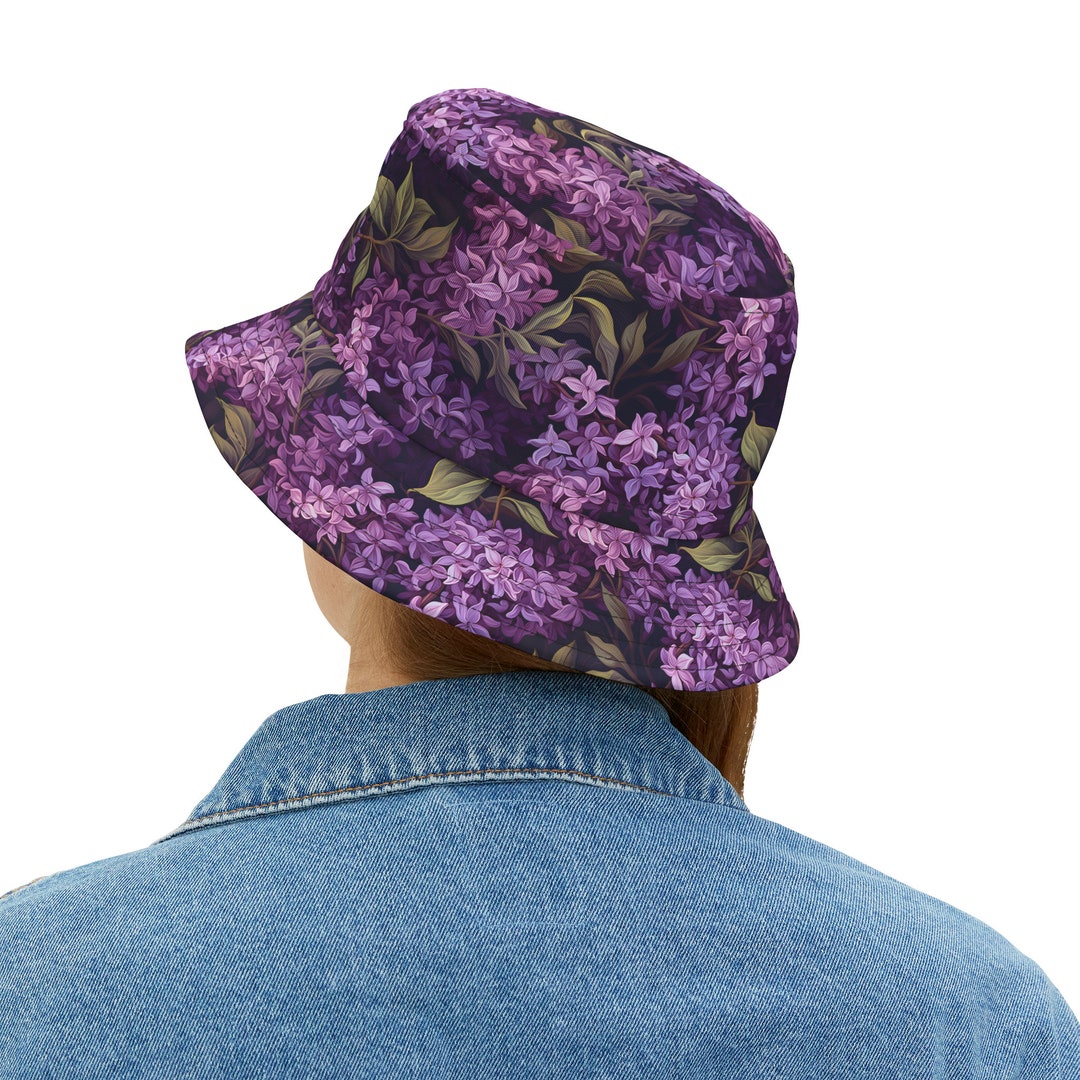 Lilac Bucket Hat (AOP) - Etsy display picture 1
