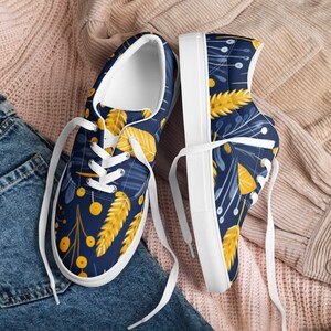 Wheat Damen Schnürschuhe aus Canvas