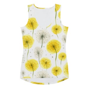 Dandelion Sublimation Cut & Sew Tank Top