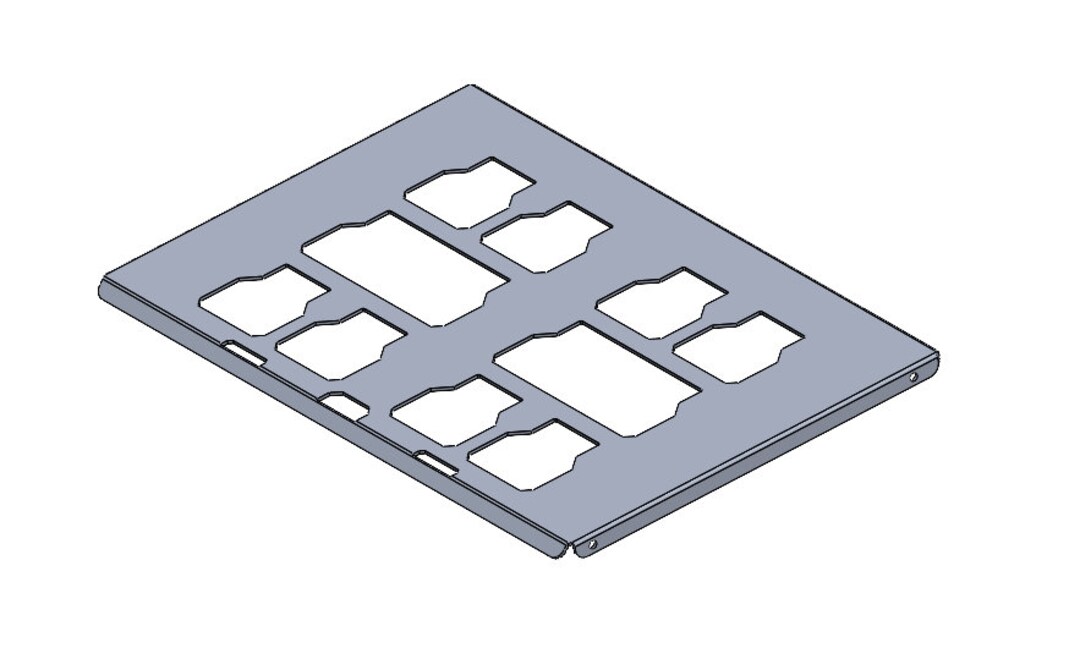 Milwaukee Packout Unit For 8 Carry Cases W/ 2 Shelves | Storage