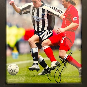 Darren Ambrose Former Newcastle United Crystal Palace And Charlton Player Hand Signed Framed 10&#39; X 8&#39; Photo With Certificate Of Authenticity