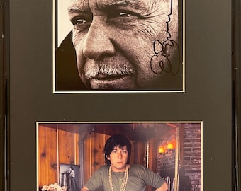 Eric Burdon, 100% Guaranteed Hand Signed 'Til Your River Runs Dry' CD Cover With COA, Certificate Of Authenticity Black Framed 12' x 9' inch