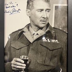 Anthony Quayle, Famous British Actor (The Eagle Has Landed), Framed (10&#39; x 8&#39;) 100% Hand Signed Photo With Certificate Of Authenticity COA