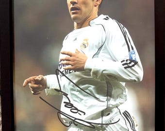 ファビオ・カンナヴァーロ直筆サイン入りイタリアサッカー写真。額入り