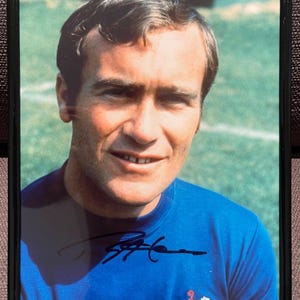 Ron Harris 100% Original and Genuine Hand Signed Framed (11&quot; X 8&quot;) Chelsea Photo - Complete with AFTAL Certificate Of Authenticity (COA);